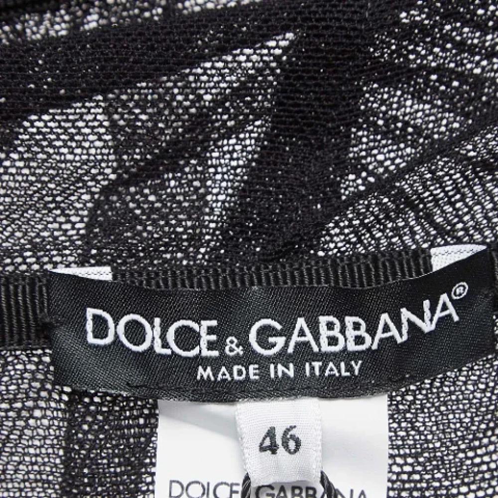 Dolce & Gabbana Pre-owned Mesh dresses Black Dames