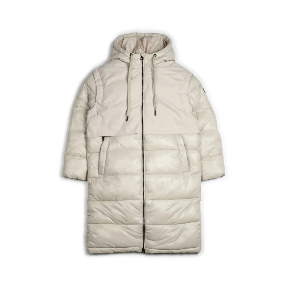 Munich Puffer Wind Coats Beige Dames