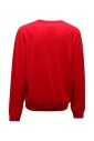 pull-laine-coton-rouge-rond-cotes-doubles