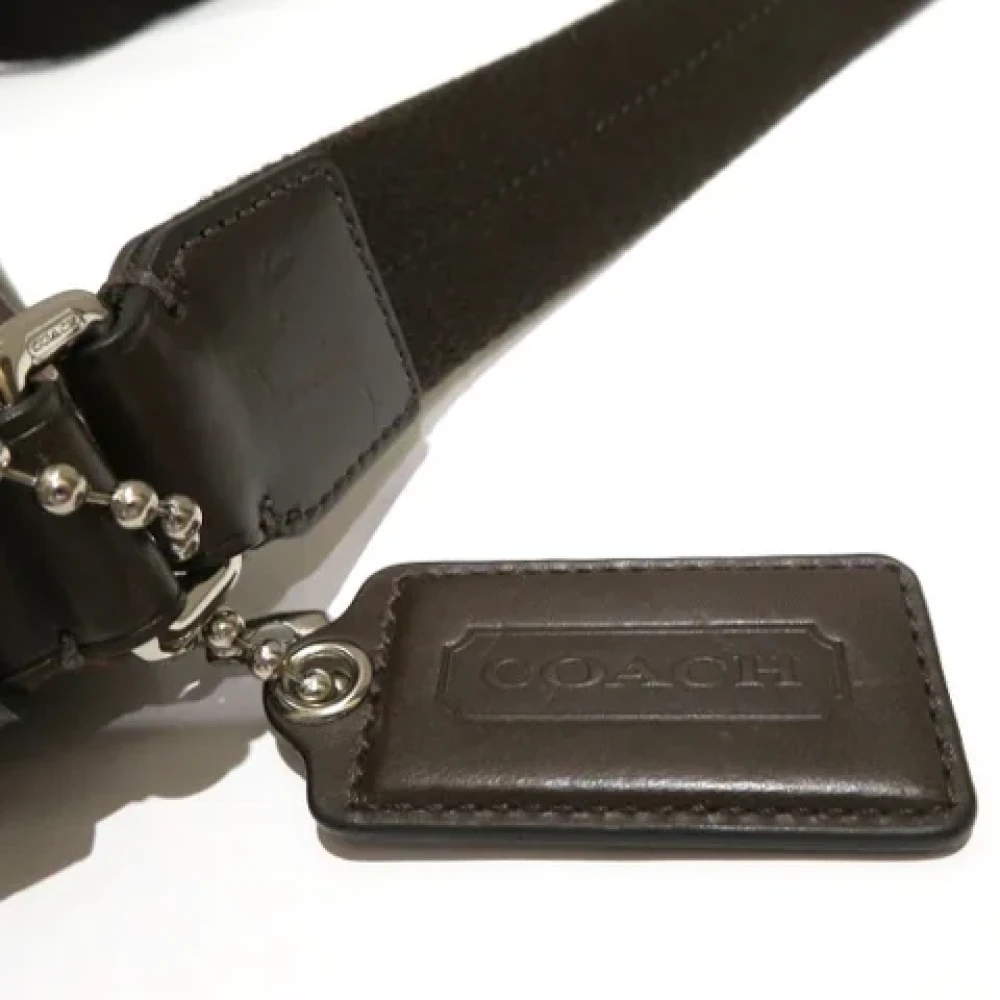 Coach Pre-owned Leather shoulder-bags Brown Dames
