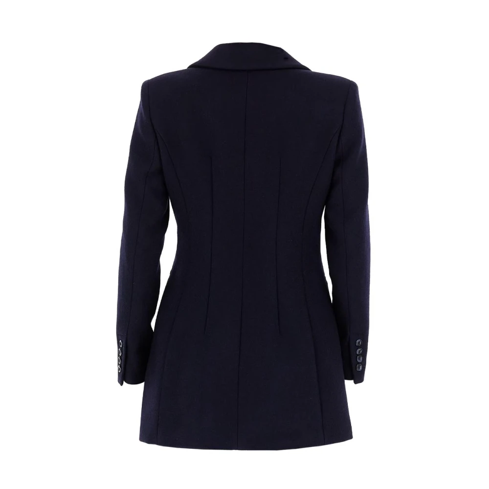Pennyblack Wollen double-breasted jas met kraag Black Dames