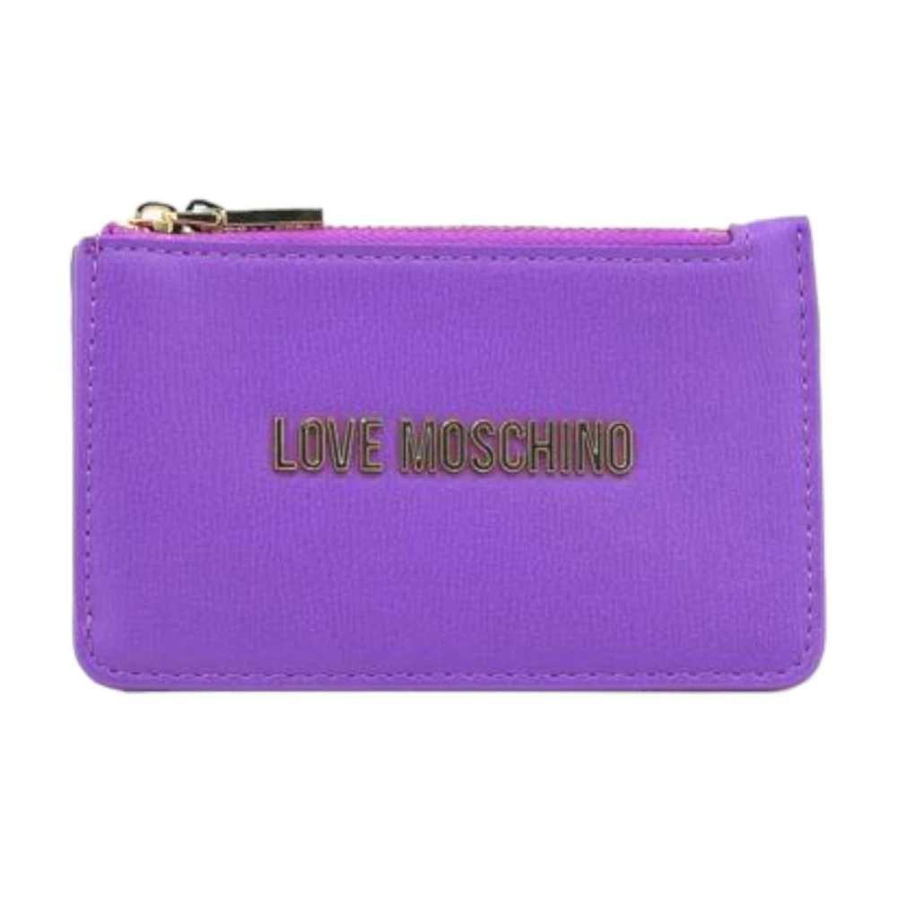 Love Moschino Ritsportemonnee Purple Dames