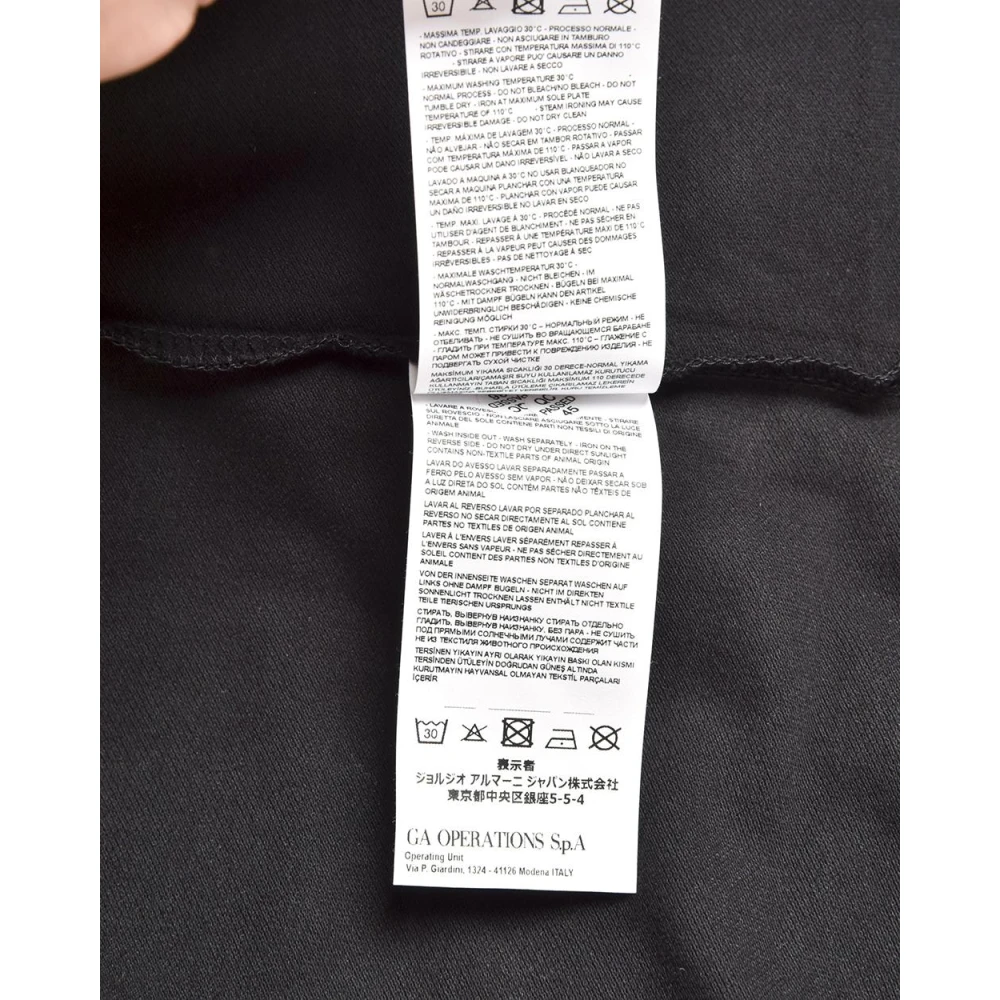 Emporio Armani Klassieke Polo Shirt voor Mannen Black Heren