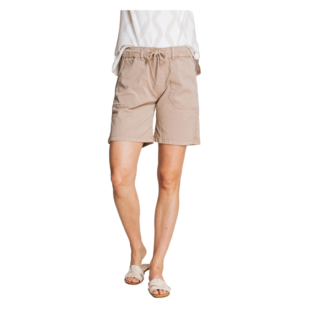 Zhrill Straight Trousers Brown Dames