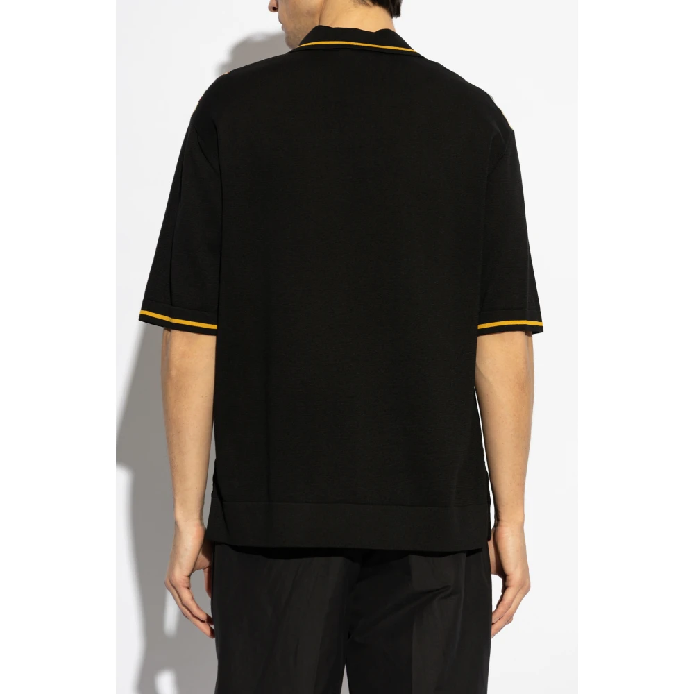 Dolce & Gabbana Gestreept overhemd Black Heren