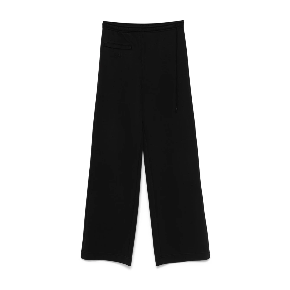 MM6 Maison Margiela Drawstring Broek met Ritszak Black Dames