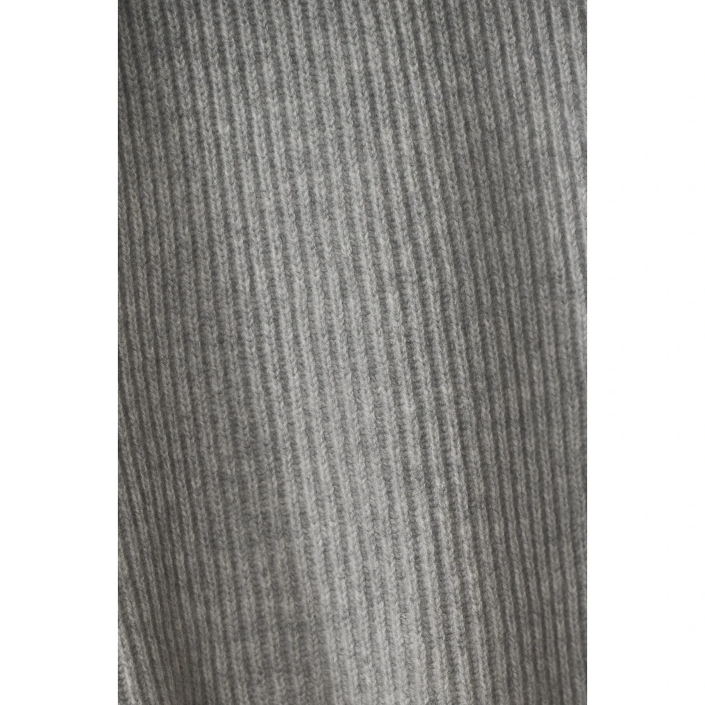 Max Mara Lichtgrijze Gebreide Gilet Sweater Gray Dames