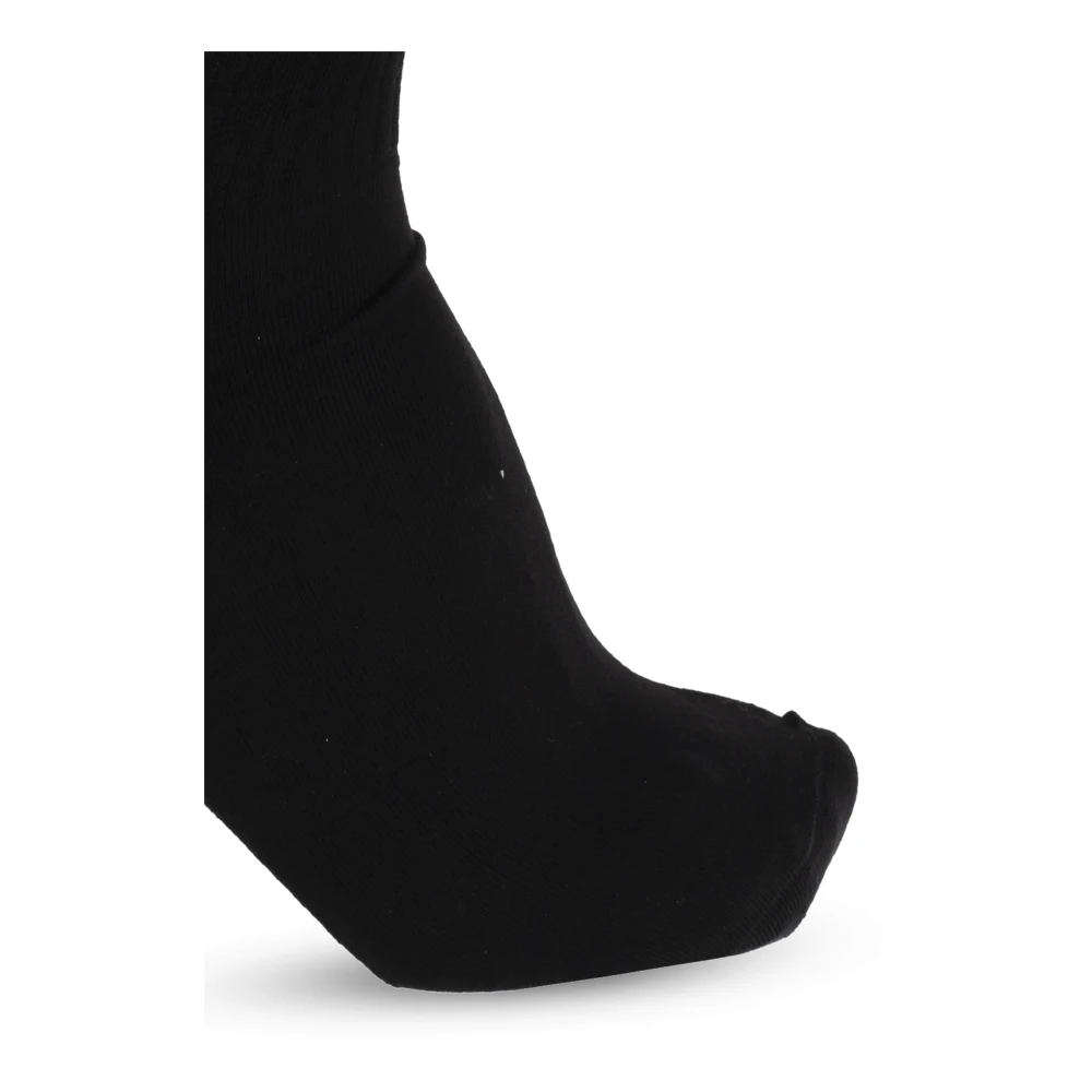 Off White Sokken met logo Black Heren