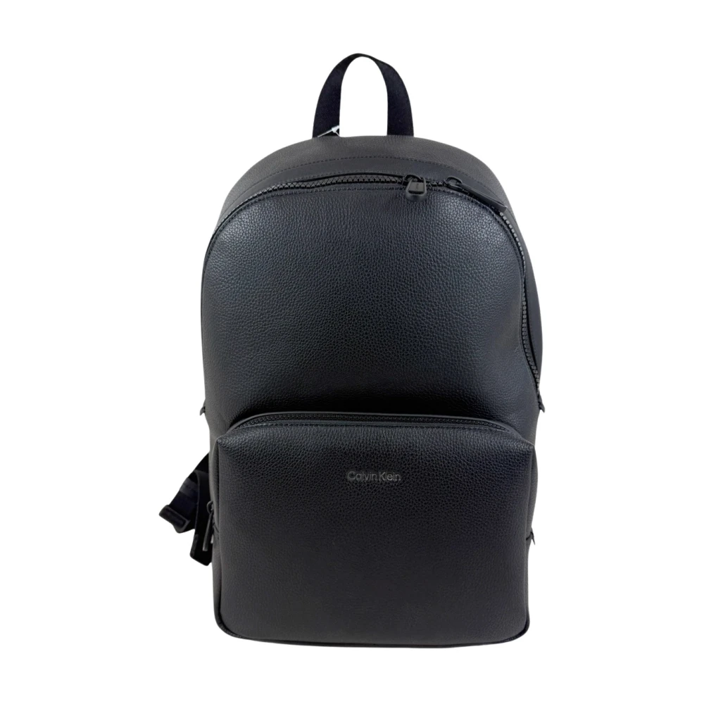 Calvin Klein Men's Black Must Campus Backpack - Backpacks - One Size - Bags