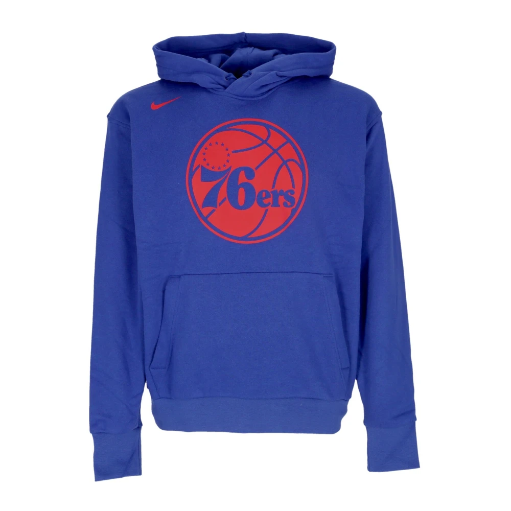 Nike NBA Essential Fleece Hoodie Blue Heren