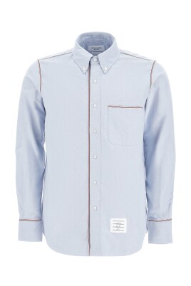 gros-grain-trim-button-down-shirt