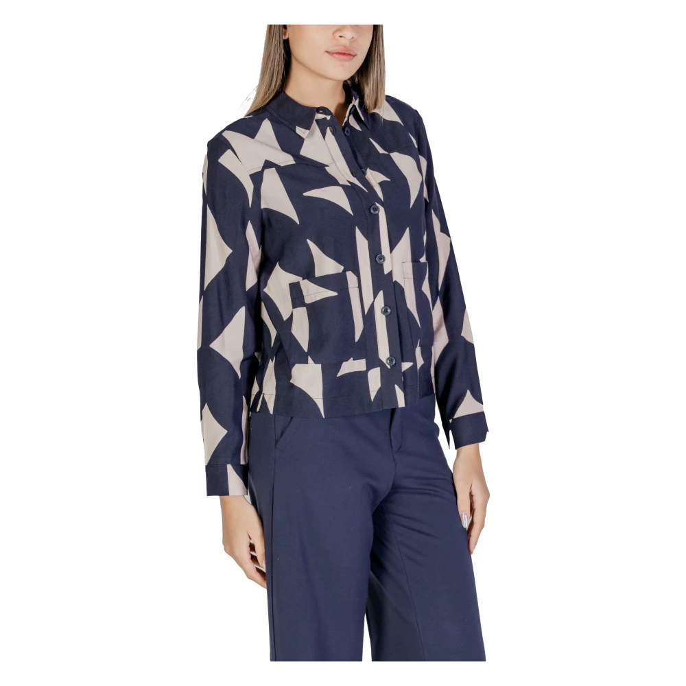 Street One Herfst Winter Dames Shirts en Blushes Blue Dames