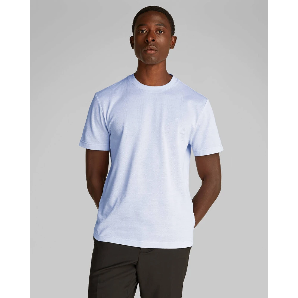 Calvin Klein Twee-Tone T-shirt Korte Mouw Blue Heren