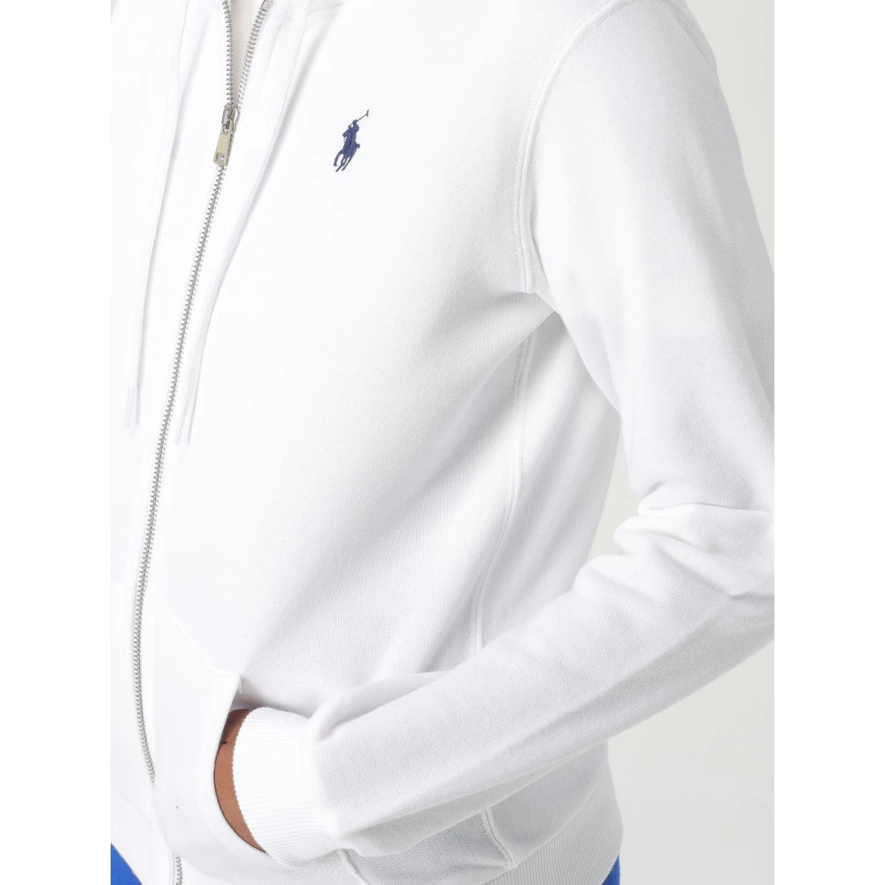 Polo Ralph Lauren Fleece Hoodie White Dames