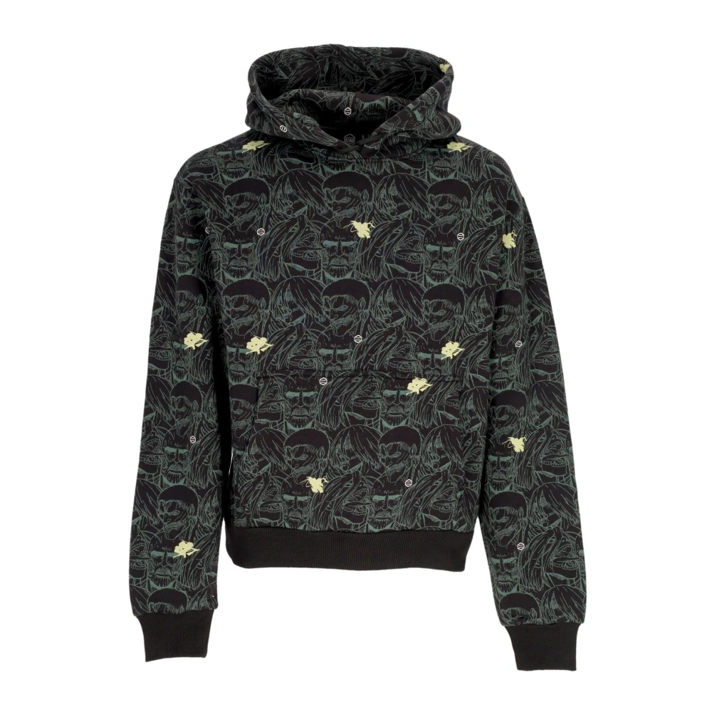 Dolly Noire Men's Black Hoodies, S, Attack On Titan Hoodie