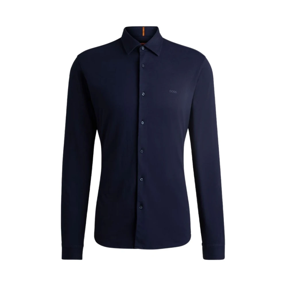 Boss Orange Stijlvol Overhemd voor Mannen Blue Heren
