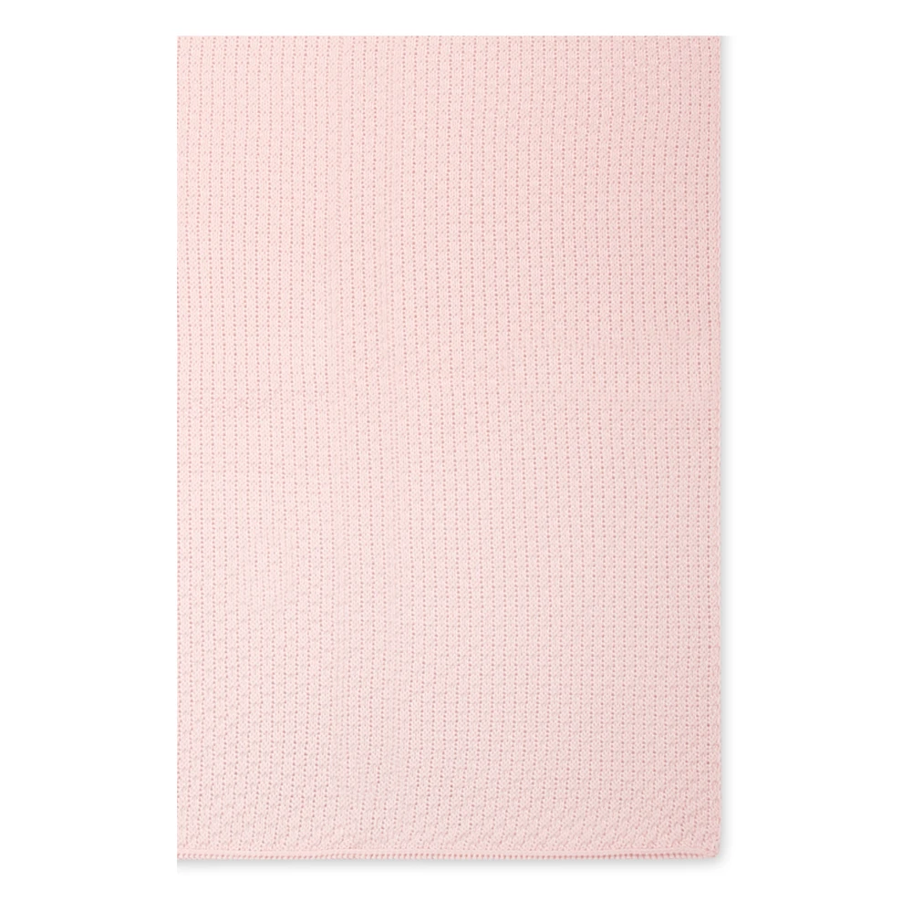 Little Bear Gebreid katoenen deken in roze Pink Unisex