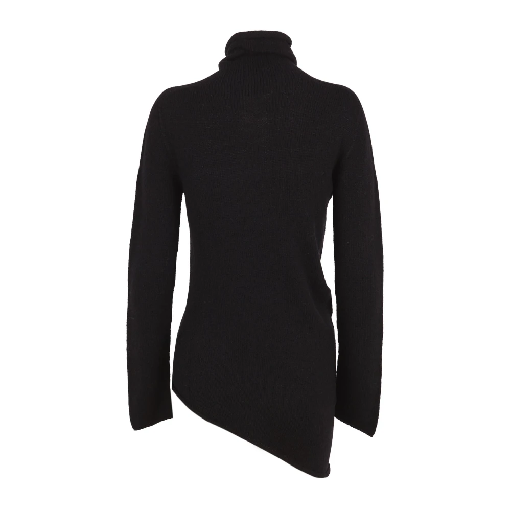 Cortana Snow hoognek wollen en kasjmier trui in zwart Black Dames