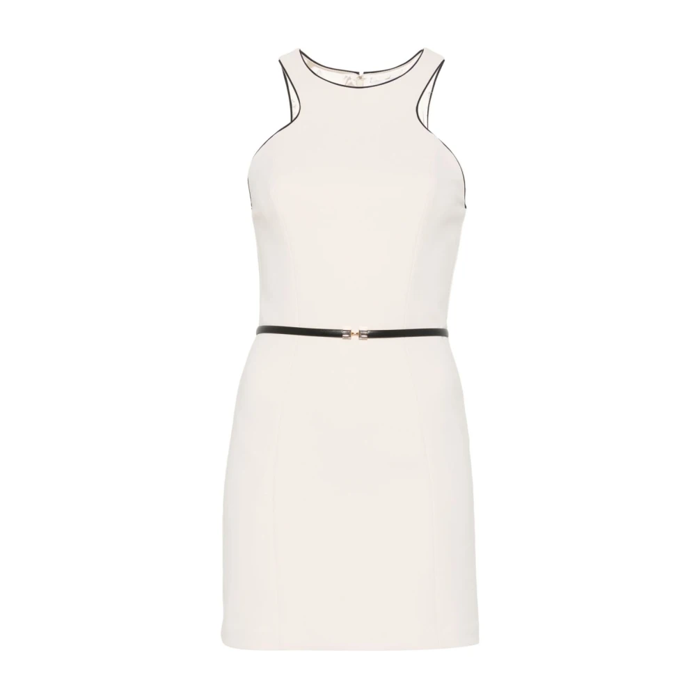 Elisabetta Franchi Stijlvolle Jurken Collectie Beige Dames