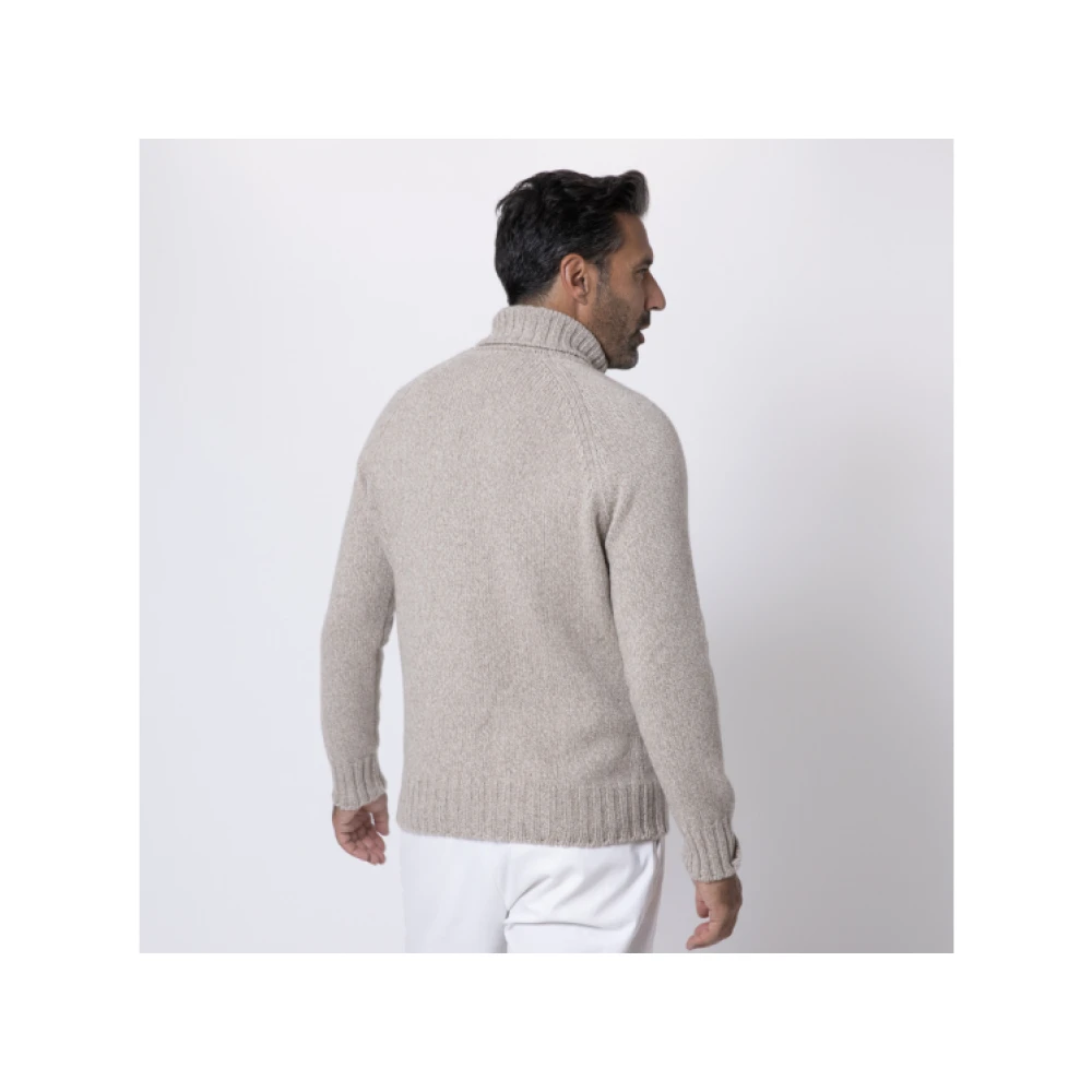 Gran Sasso Beige Eco-Kasjmier Coltrui Gray Heren