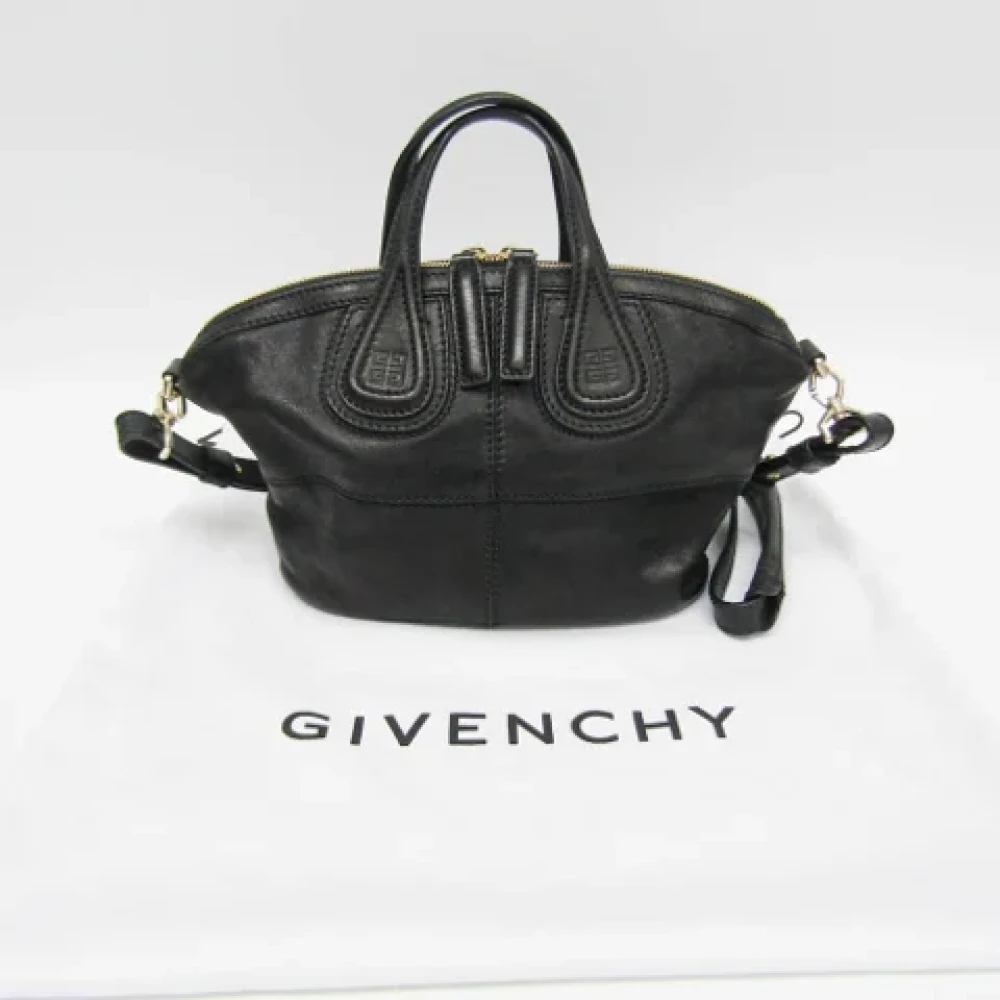 Givenchy Pre-owned Leather handbags Black Dames