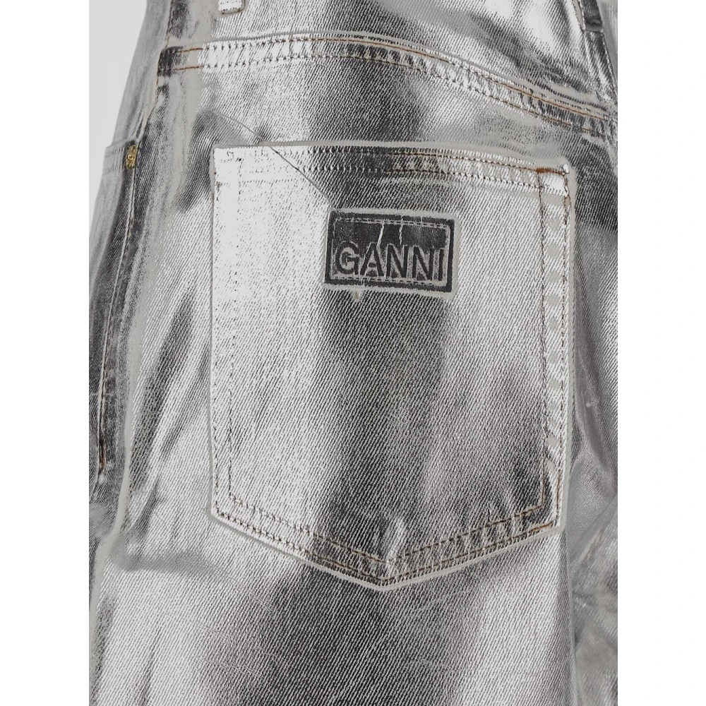 Ganni Loose-fit Jeans White Dames