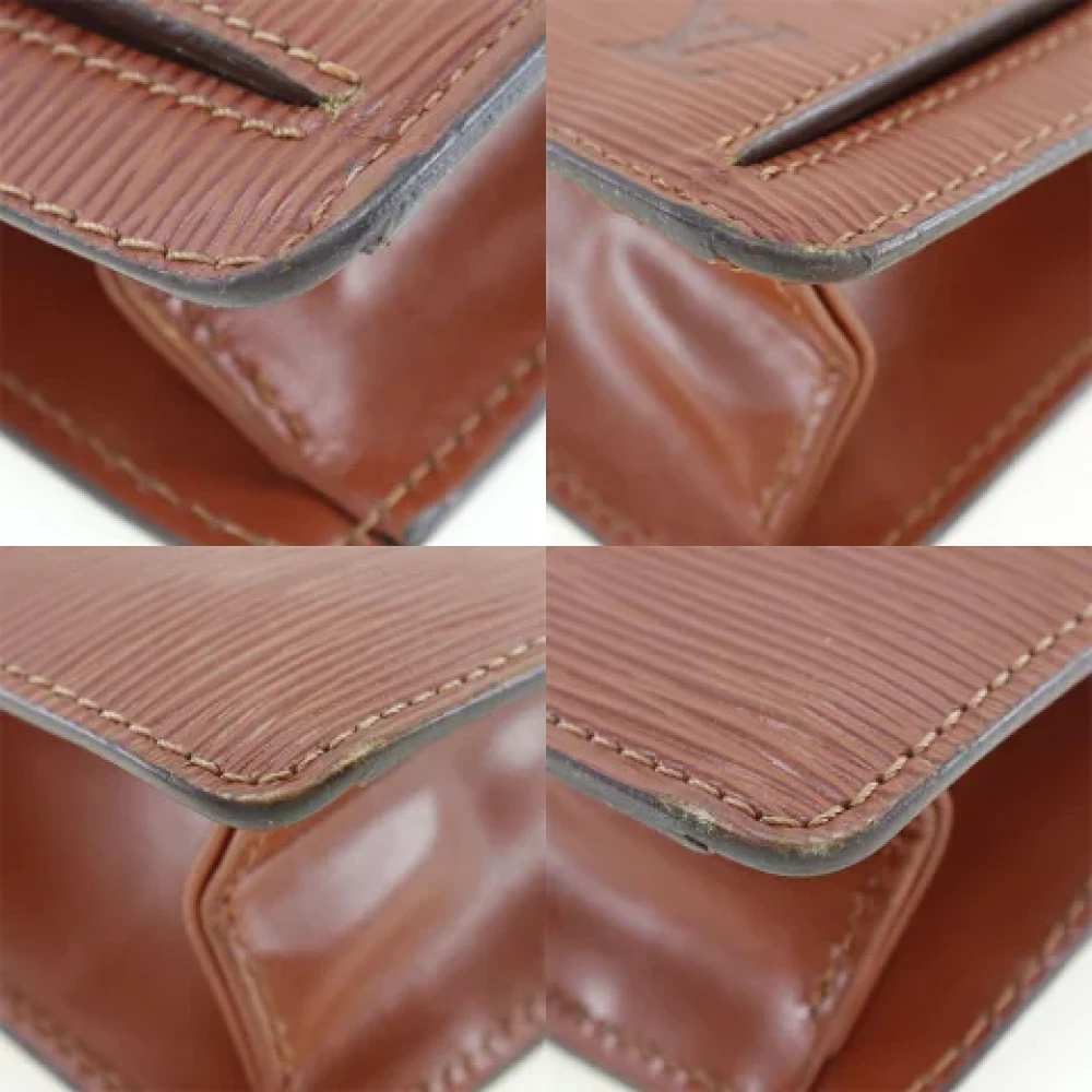 Louis Vuitton Vintage Pre-owned Leather clutches Brown Dames