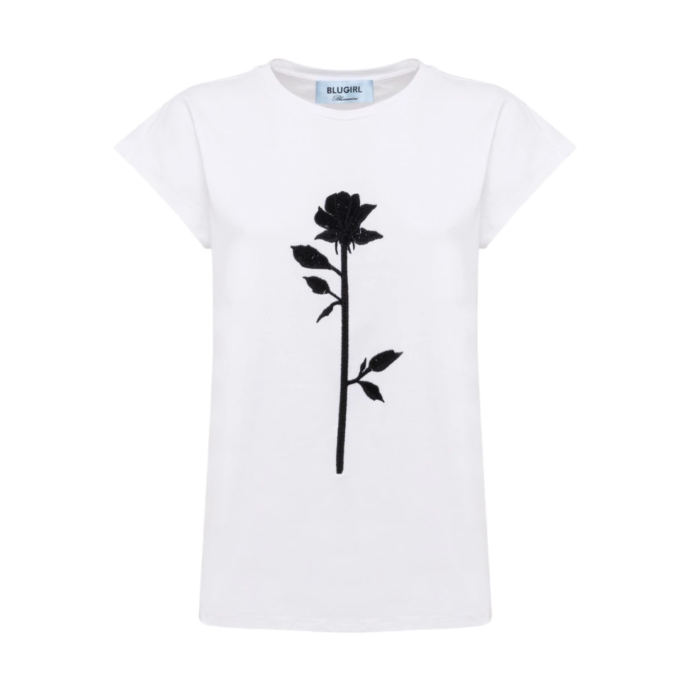 Blugirl - Tops > T-Shirts - White - Blugirl - Modalova