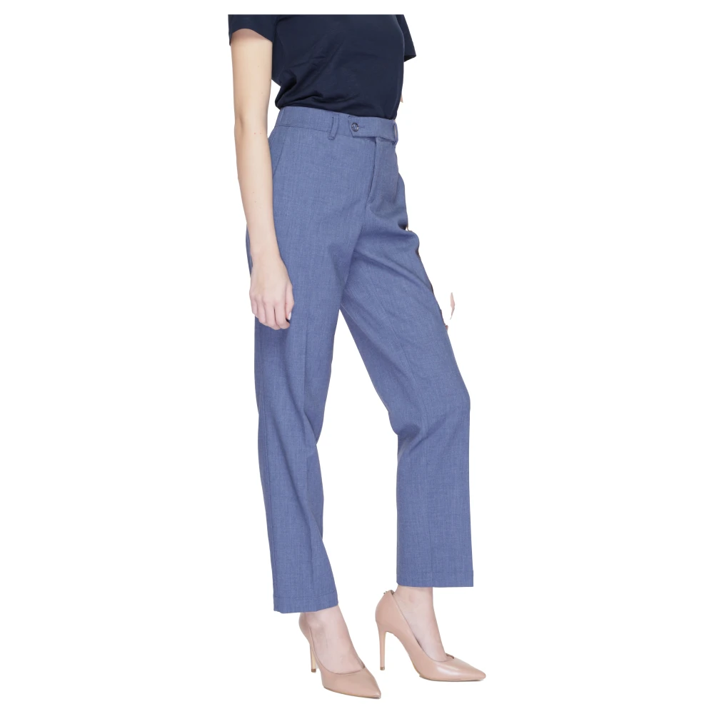 Street One Trousers Blue Dames