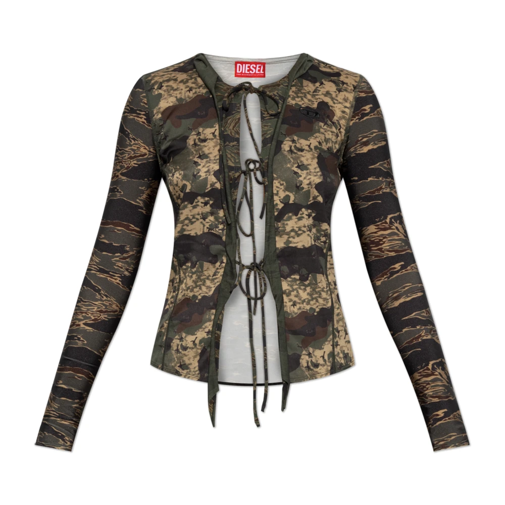 Diesel Donna Verde Camicette S, New,