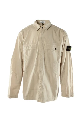 Beige Overshirt för Herr