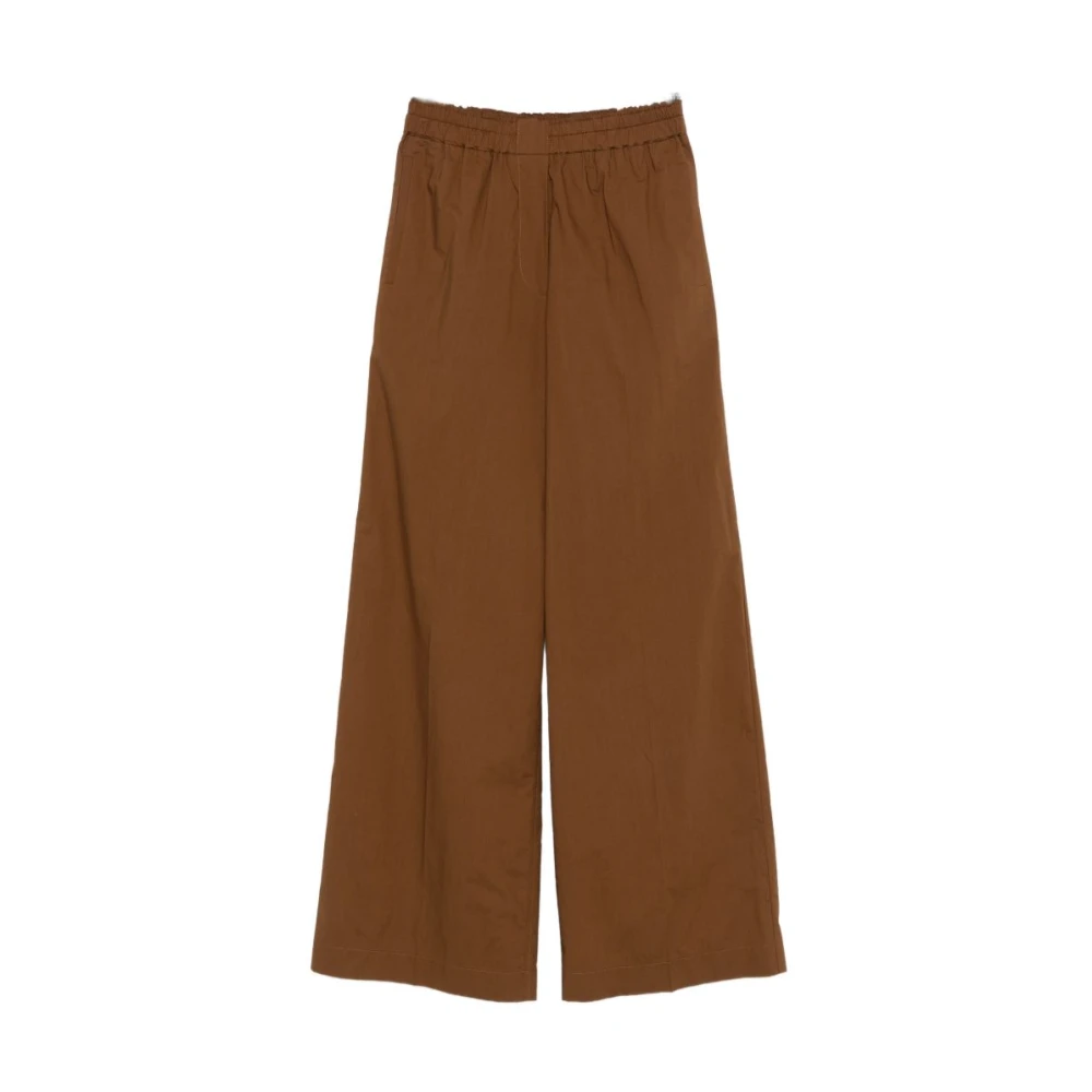 Forte Forte Women's Brown Wide Trousers, Xs, My Trousers