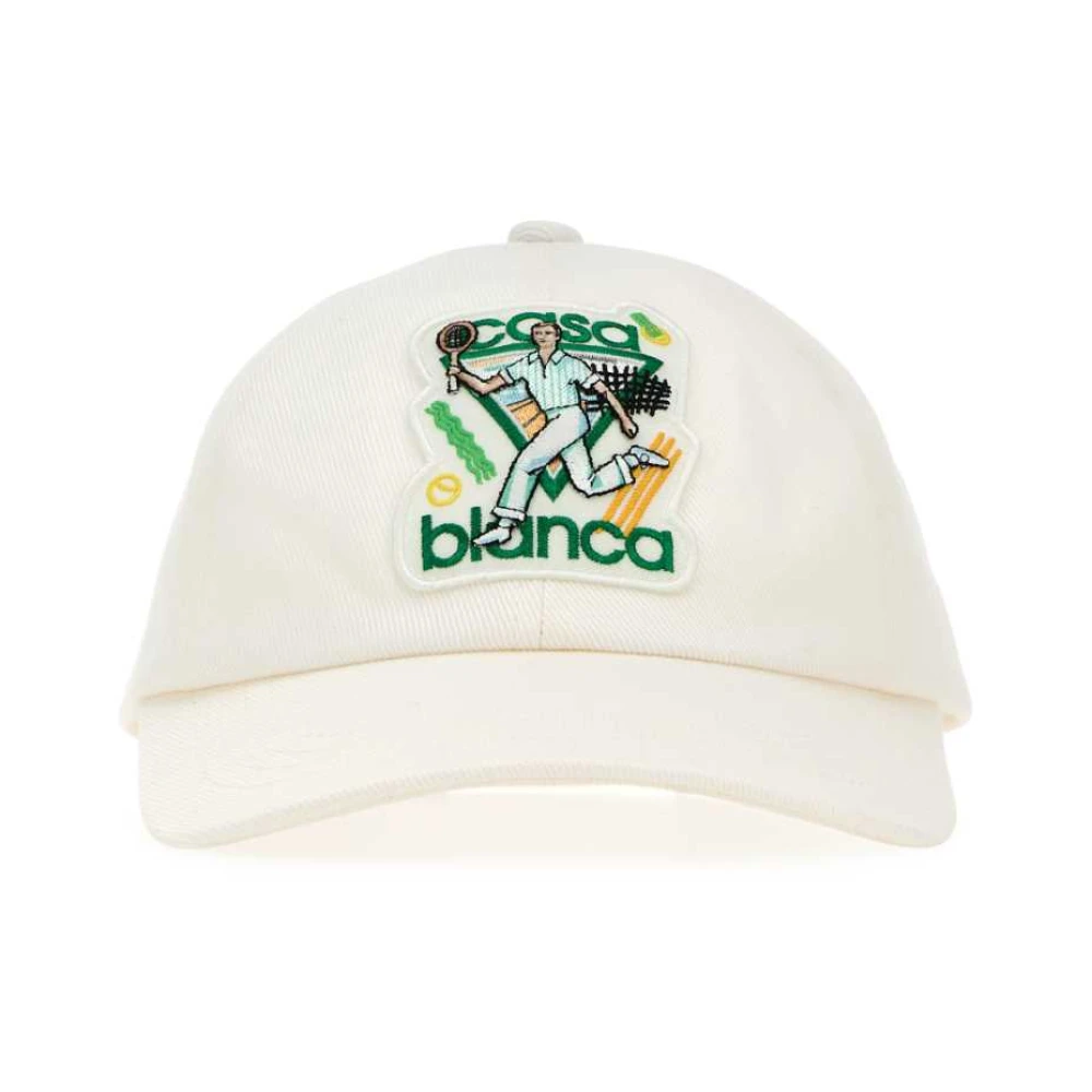 Casablanca Klassieke Witte Katoenen Baseballpet White Unisex