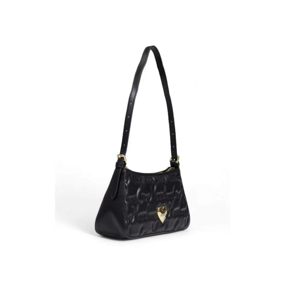 Love Moschino Stijlvolle Polyurethaan Handtas Dames Collectie Black Dames