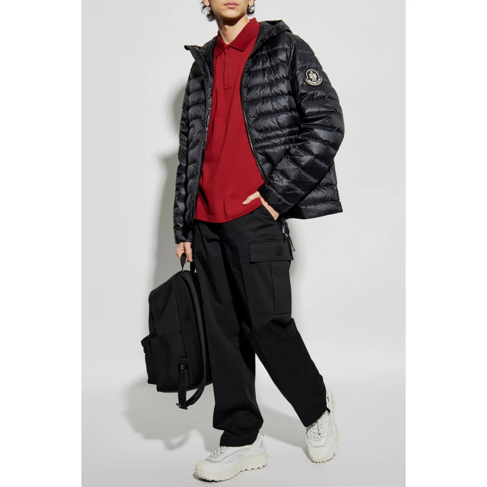 Moncler Polo met logo Red Heren