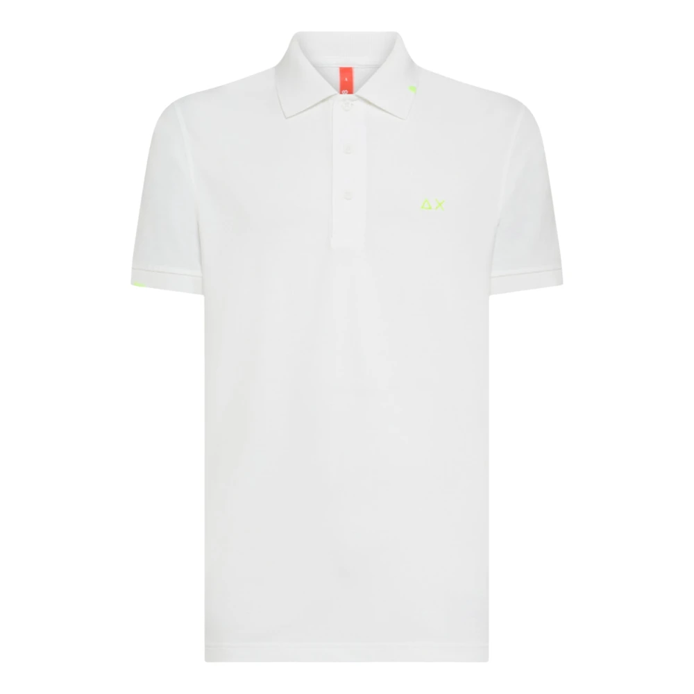 Sun68 Men's White Polo Shirt - Polo Shirts - M - Tops