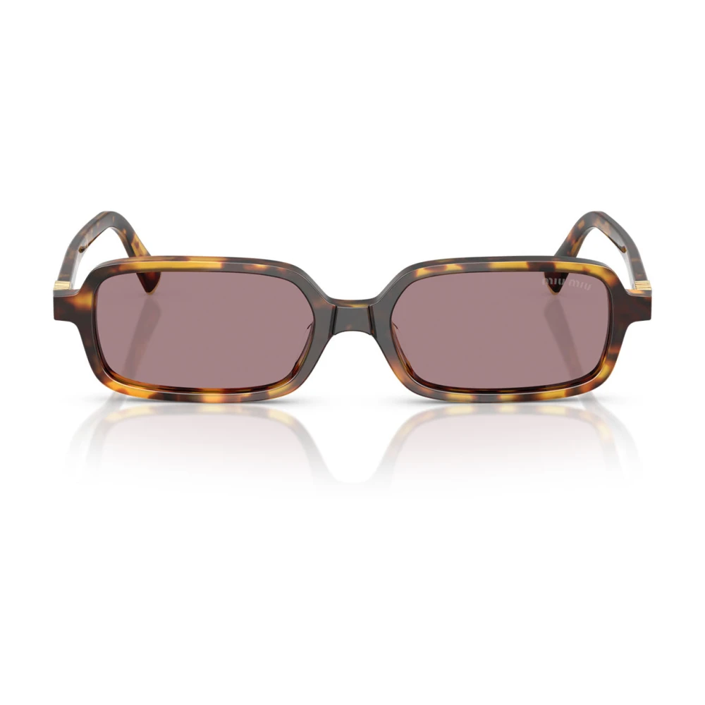 Miu Miu Woman Sunglass MU 11ZS - Frame color: Havana Honey, Lens color: Light Purple Brown - Image 6