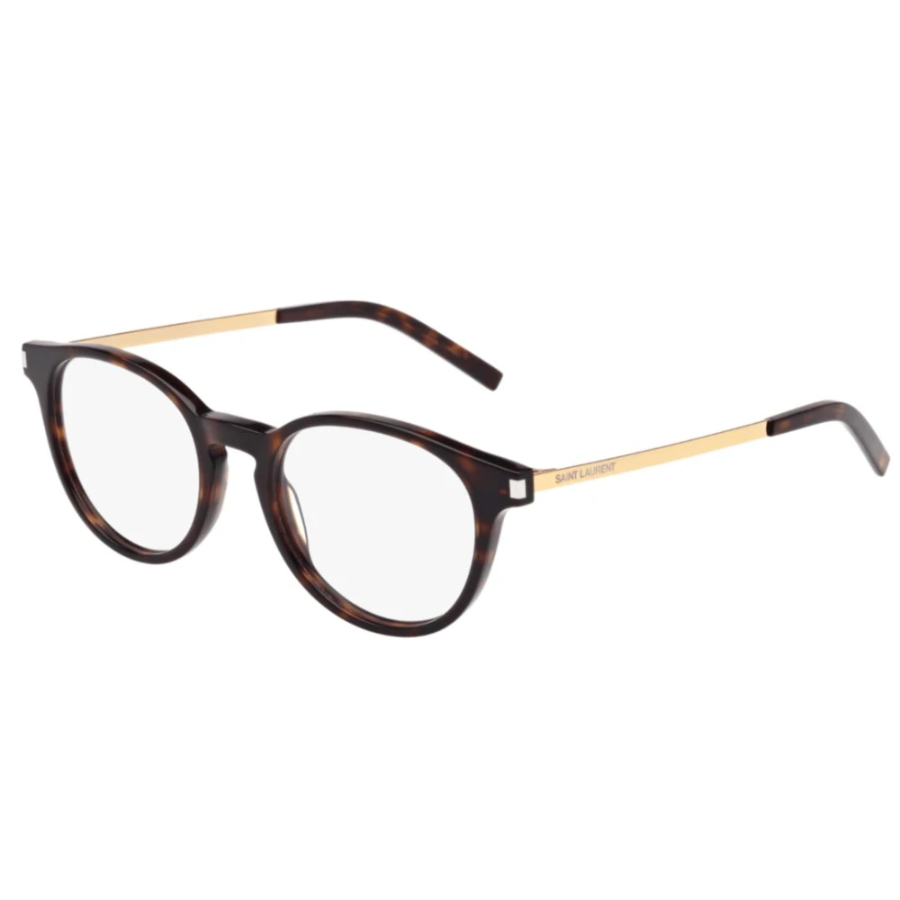 Saint Laurent Unisex Brown Glasses, 49 Mm, Sl 25 Optical Frame