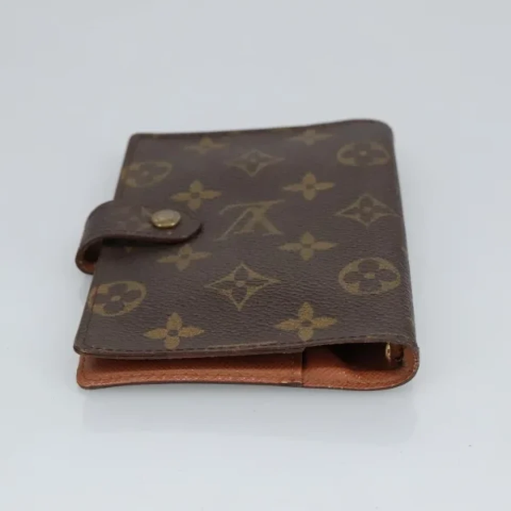Louis Vuitton Vintage Pre-owned Leather home-office Brown Dames