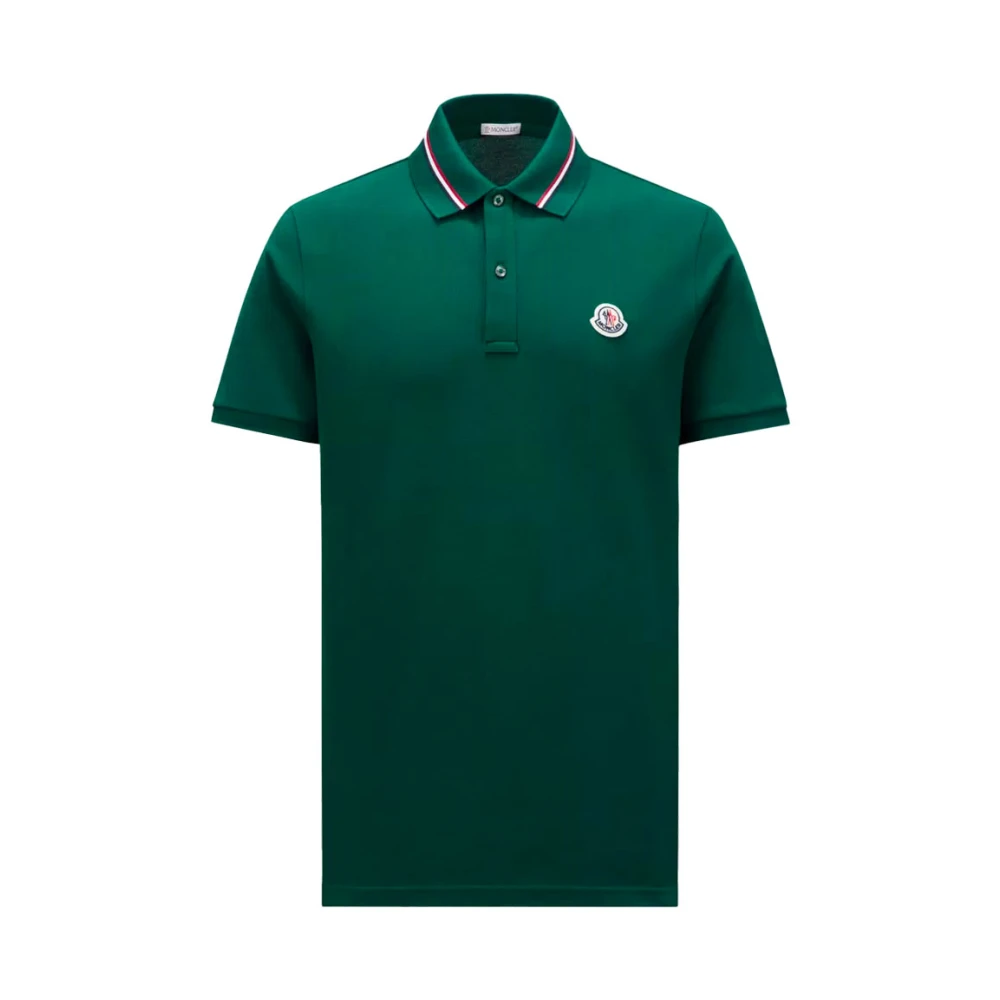 Moncler Polo Shirts Green Heren