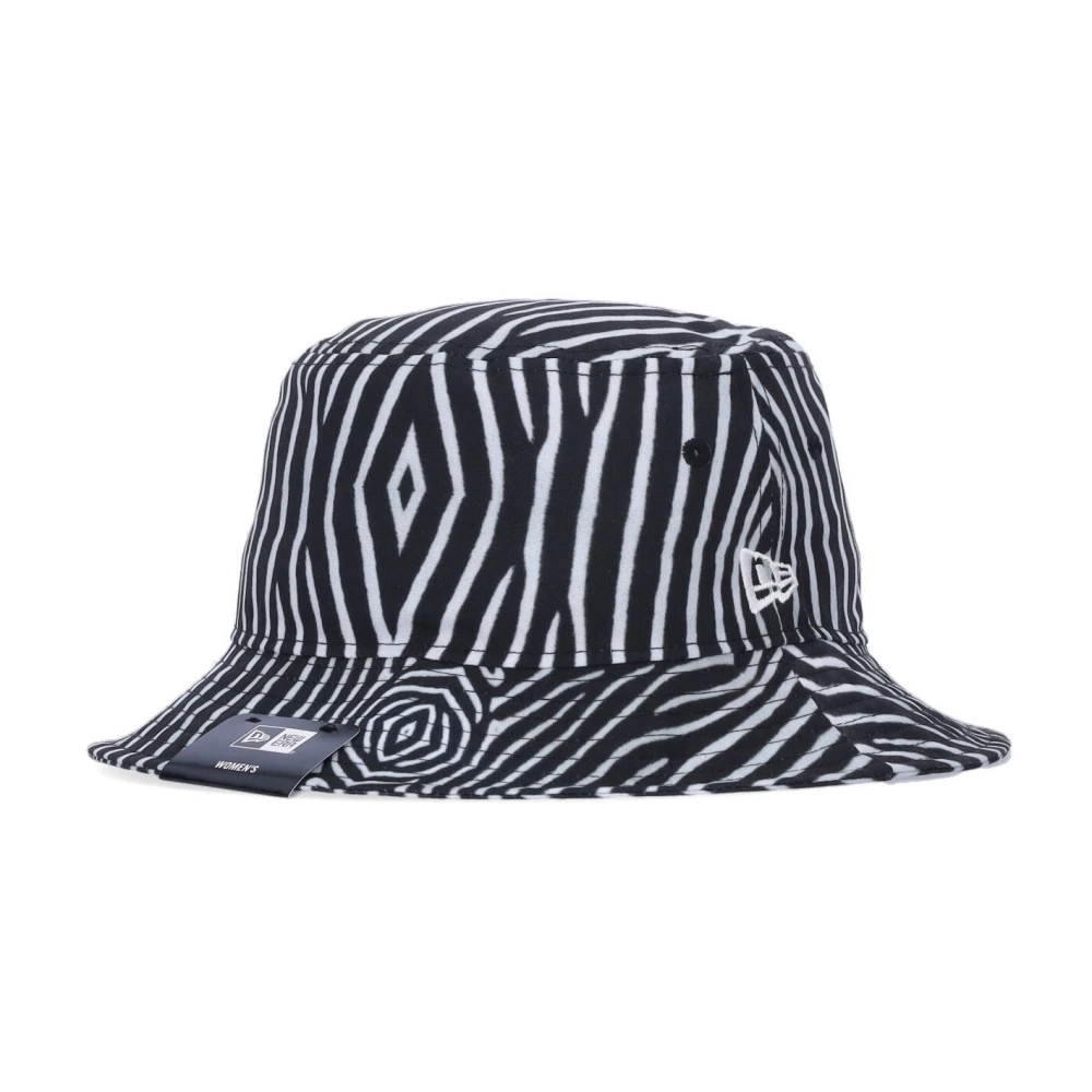 new era Zebra Tapered Bucket Hat Black Unisex