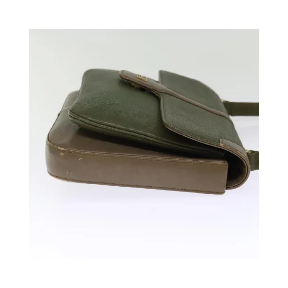 Givenchy Pre-owned Leather shoulder-bags Green Dames