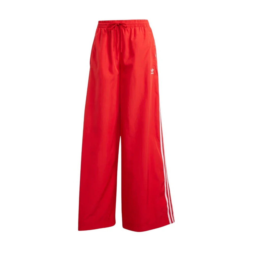 Adidas Casual Wijde Sweatpants Red Dames