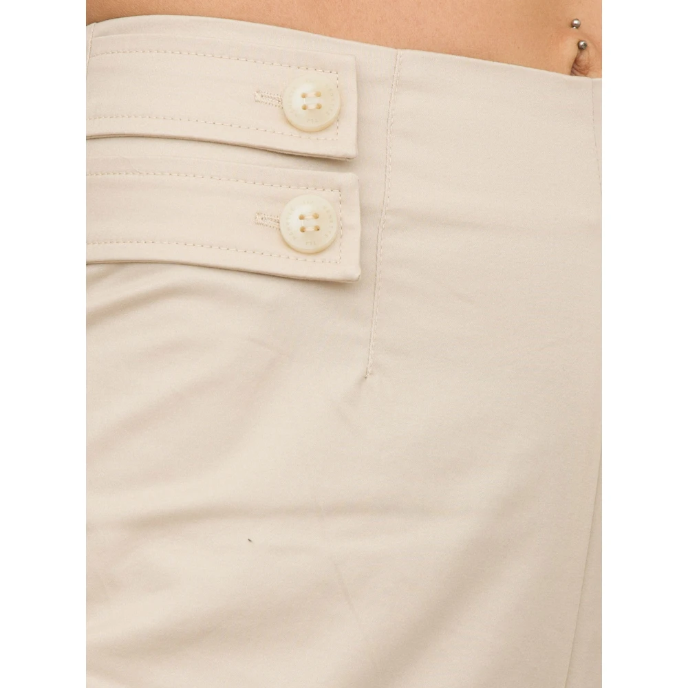 Nenette Wide Trousers Beige Dames