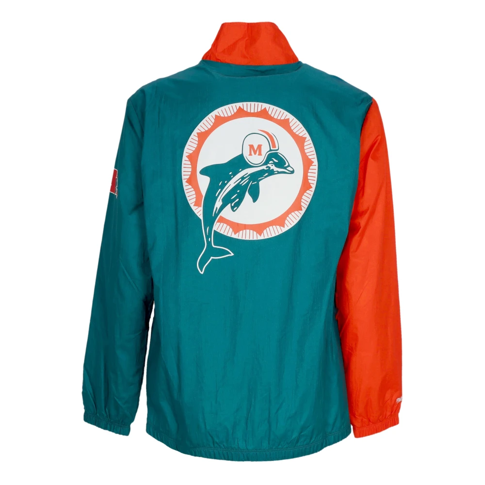 Mitchell & Ness Miami Dolphins Retro Windbreaker Jas Multicolor Heren