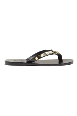 Rockstud Kalvskinn Flip-Flops