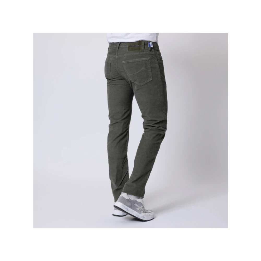 Jacob Cohën Gestructureerde fluwelen slim fit jeans Nick Green Heren