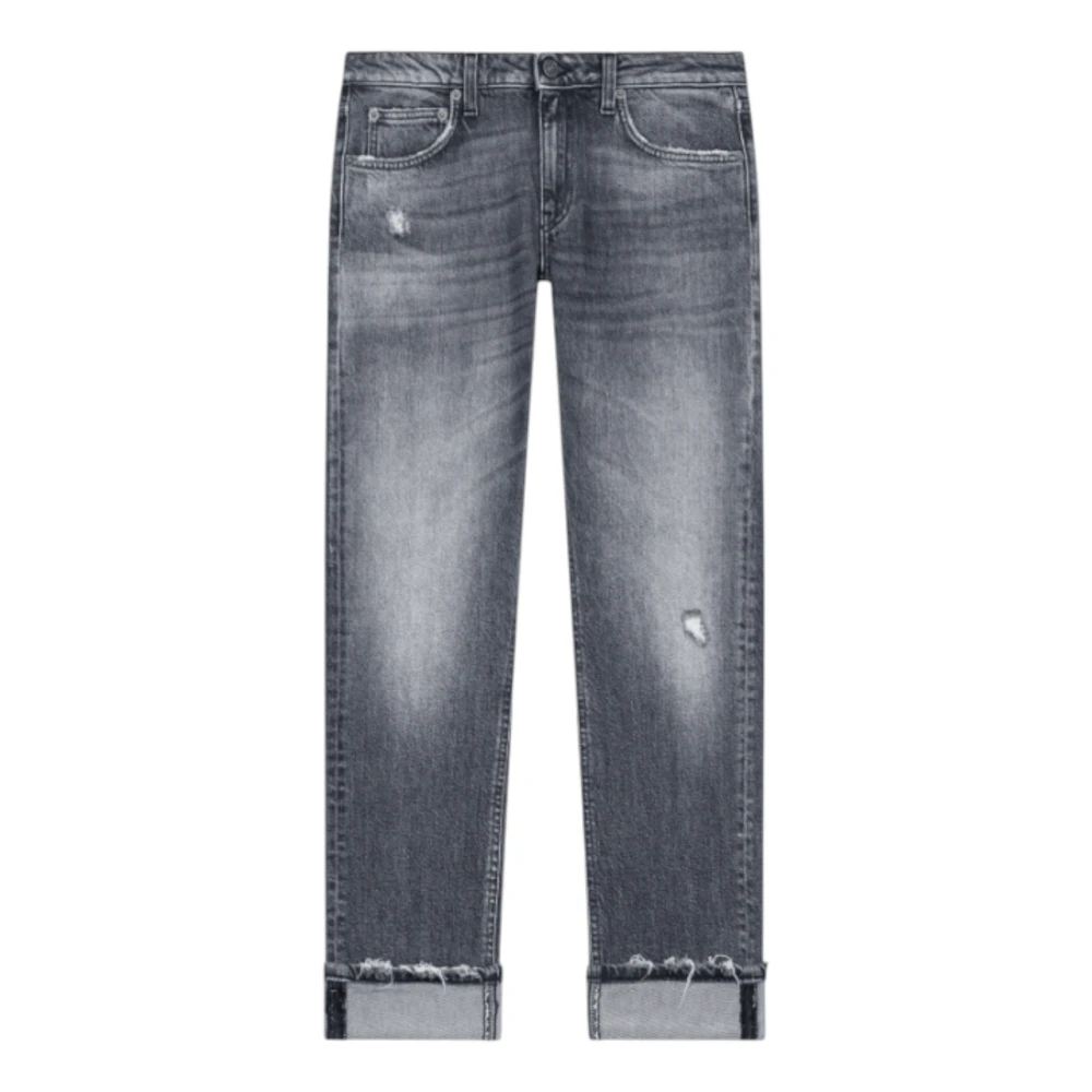 Dondup Women's Gray Slim Fit Jeans, W25, Coco Slim-Fit Jeans