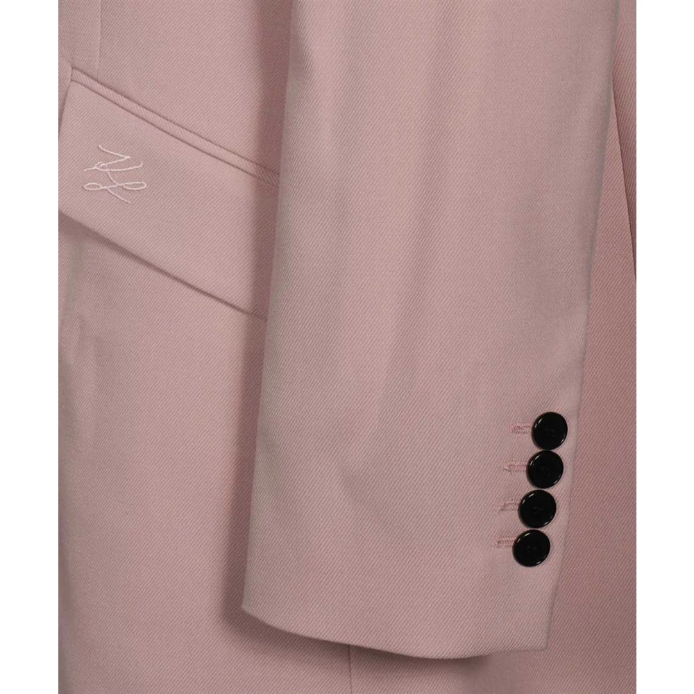 Karl Lagerfeld Contrasterende Knoop Blazer Pink Dames