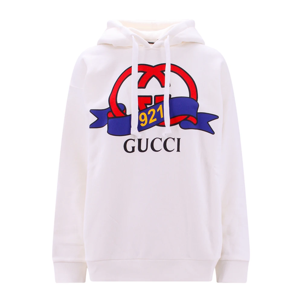 Gucci Witte Hoodie White Dames